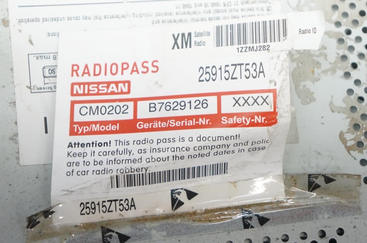 2010-2012 Nissan Sentra Navigation Audio Radio Receiver w/ Display 25915-ZT53A - Alshned Auto Parts