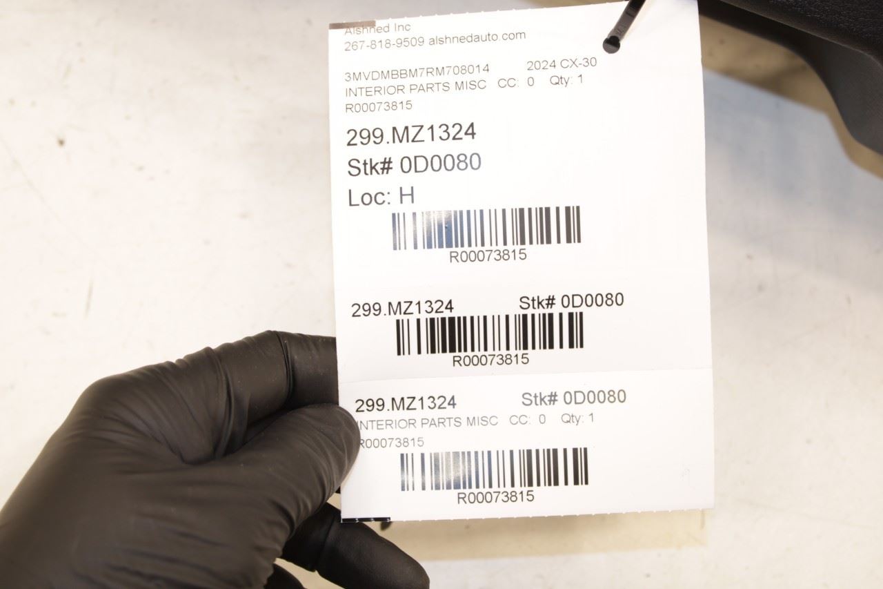 20-25 Mazda CX-30 2.5 S Rear Liftgate Trunk Sill Scuff Plate Trim DGH9-6889X OEM - Alshned Auto Parts