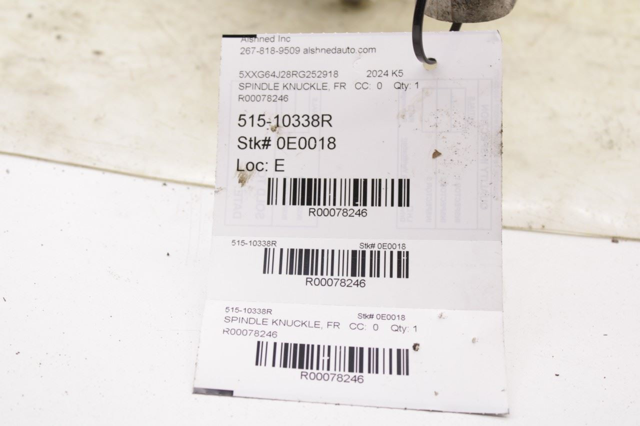 21-24 Kia K5 GT-Line Front Right Passenger Side Spindle Knuckle Hub 51711-L0500 - Alshned Auto Parts