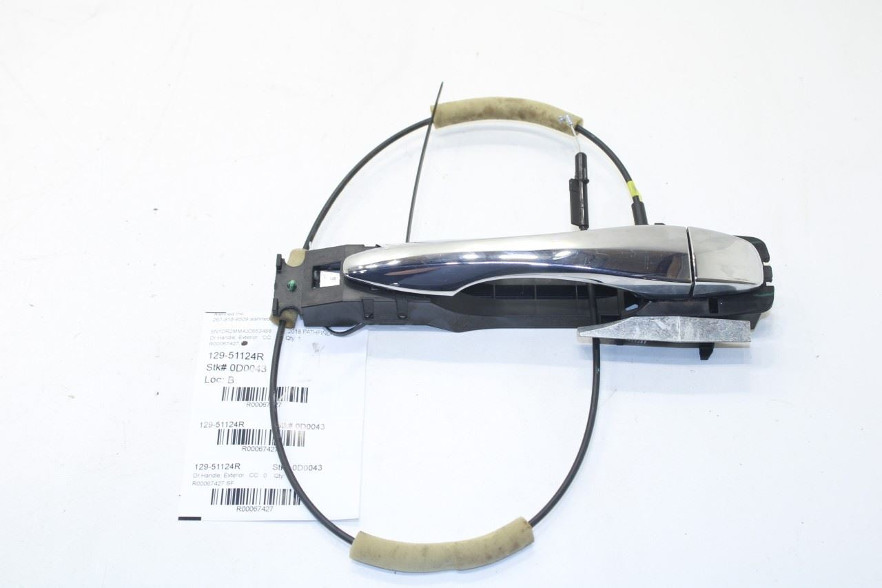 2013-20 Nissan Pathfinder SV 3.5L Rear Passenger Right Side Door Exterior Handle - Alshned Auto Parts