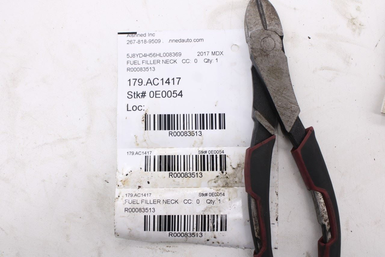 2017-20 Acura MDX w/Tech Pkg 3.5L Fuel Filler Neck Hose Tube Pipe 17650-TRX-A039