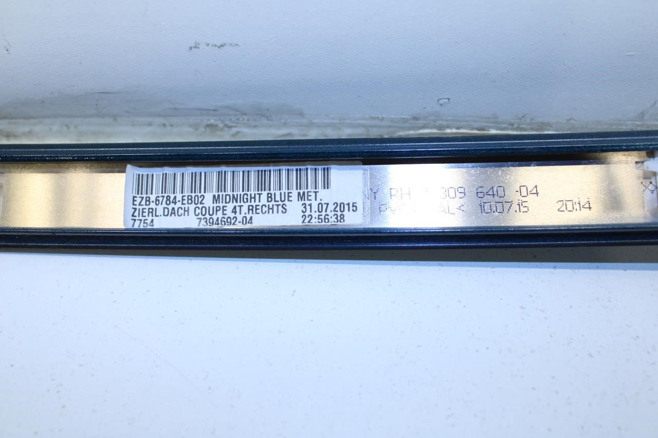 15-16 BMW 435i Gran Coupe xDrive Roof Rail Trim Molding Pair 51-13-7-372-799 OEM - Alshned Auto Parts