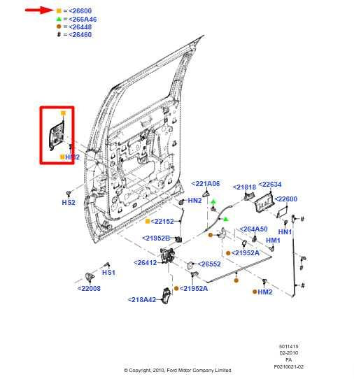 05-16 Ford F250 Lariat Crew Cab 6.2L Rear Driver Left Side Door Exterior Handle - Alshned Auto Parts
