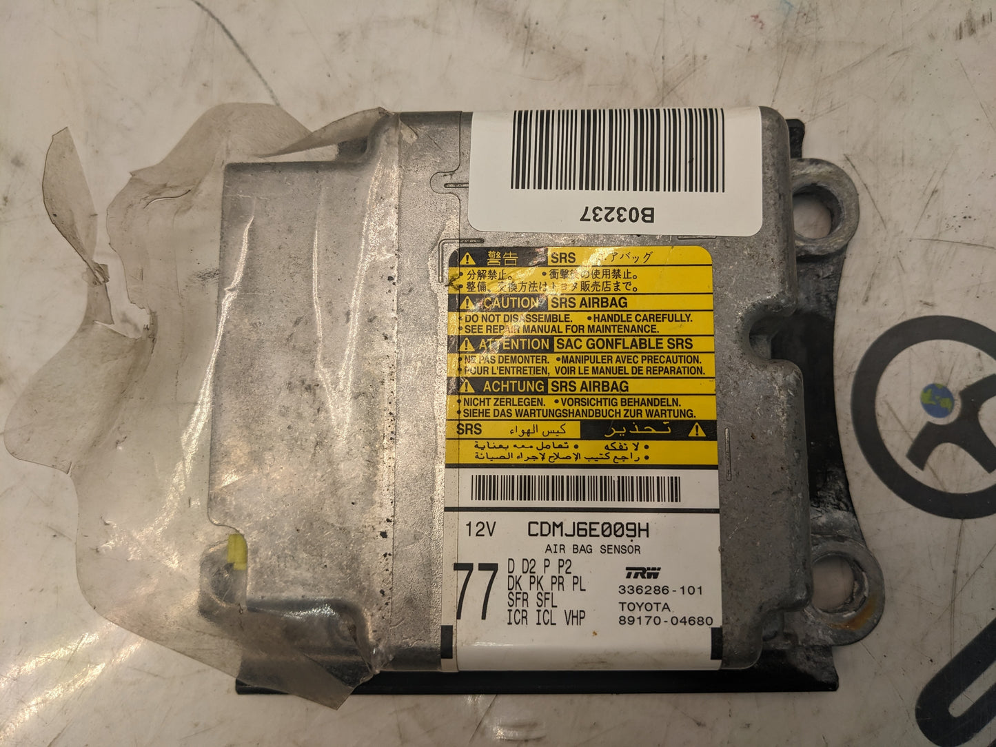 2017-2019 Toyota Tacoma Airbag SDM Control Module 89170-04680 OEM - Alshned Auto Parts