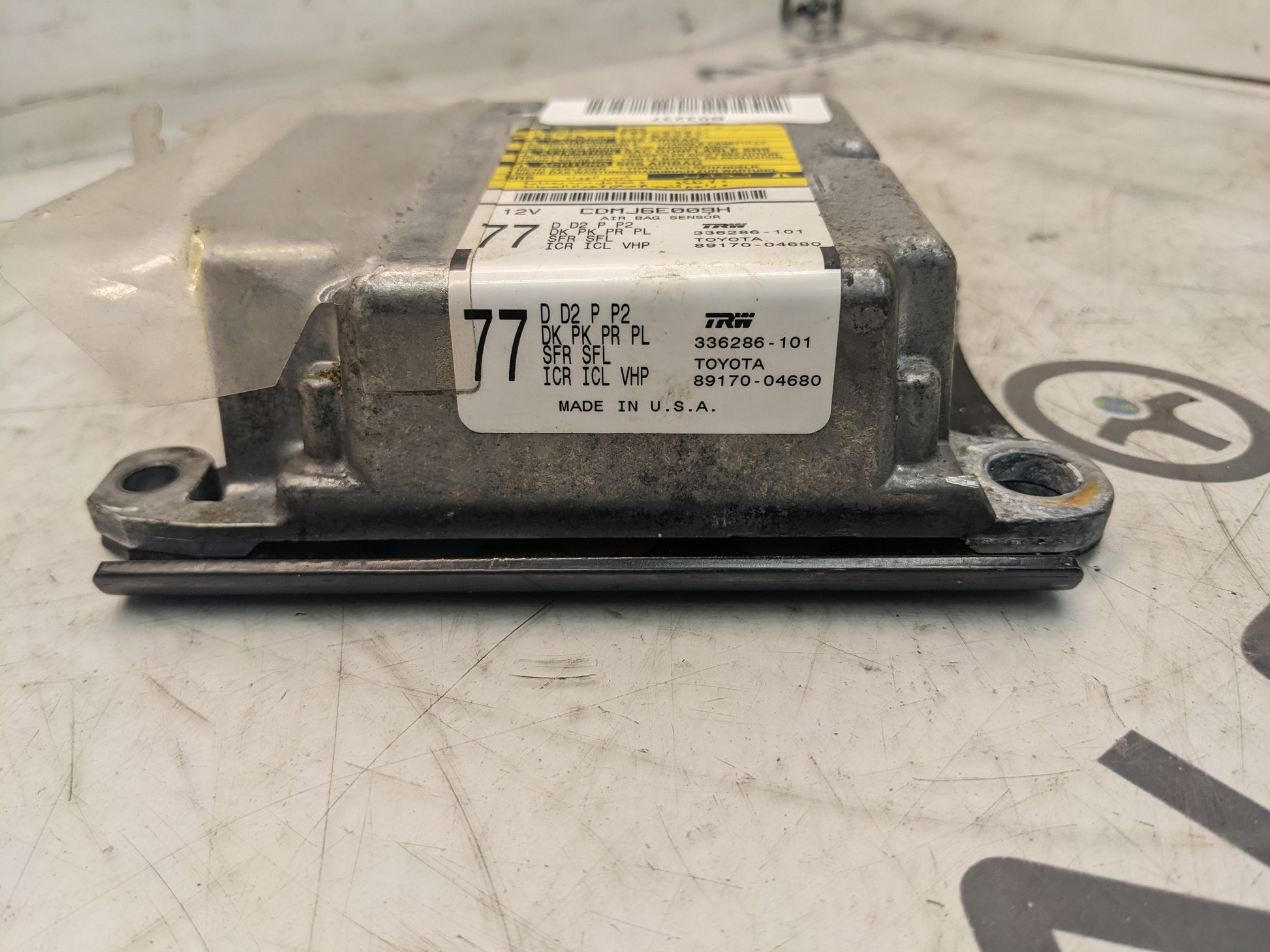 2017-2019 Toyota Tacoma Airbag SDM Control Module 89170-04680 OEM - Alshned Auto Parts