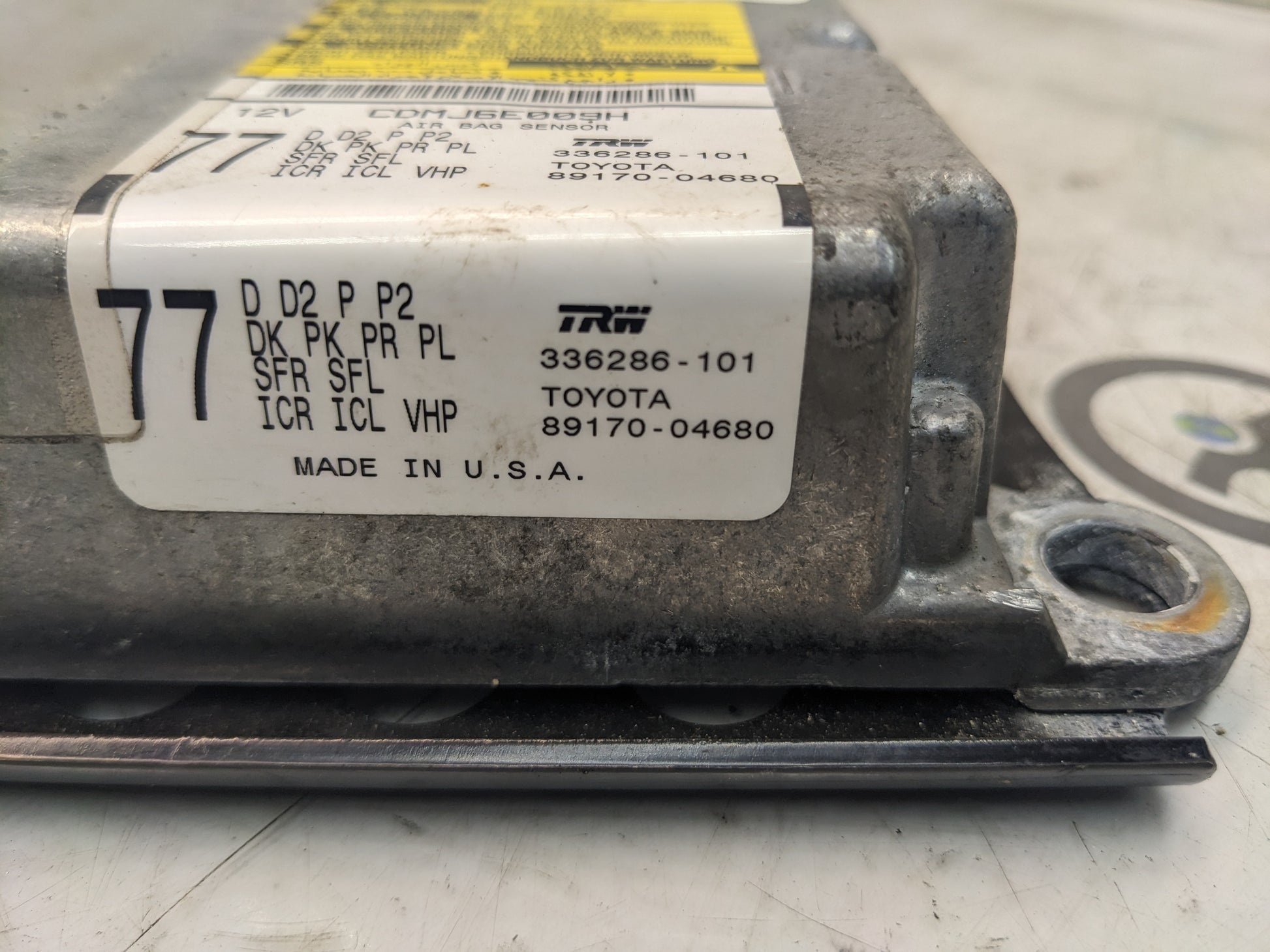 2017-2019 Toyota Tacoma Airbag SDM Control Module 89170-04680 OEM - Alshned Auto Parts