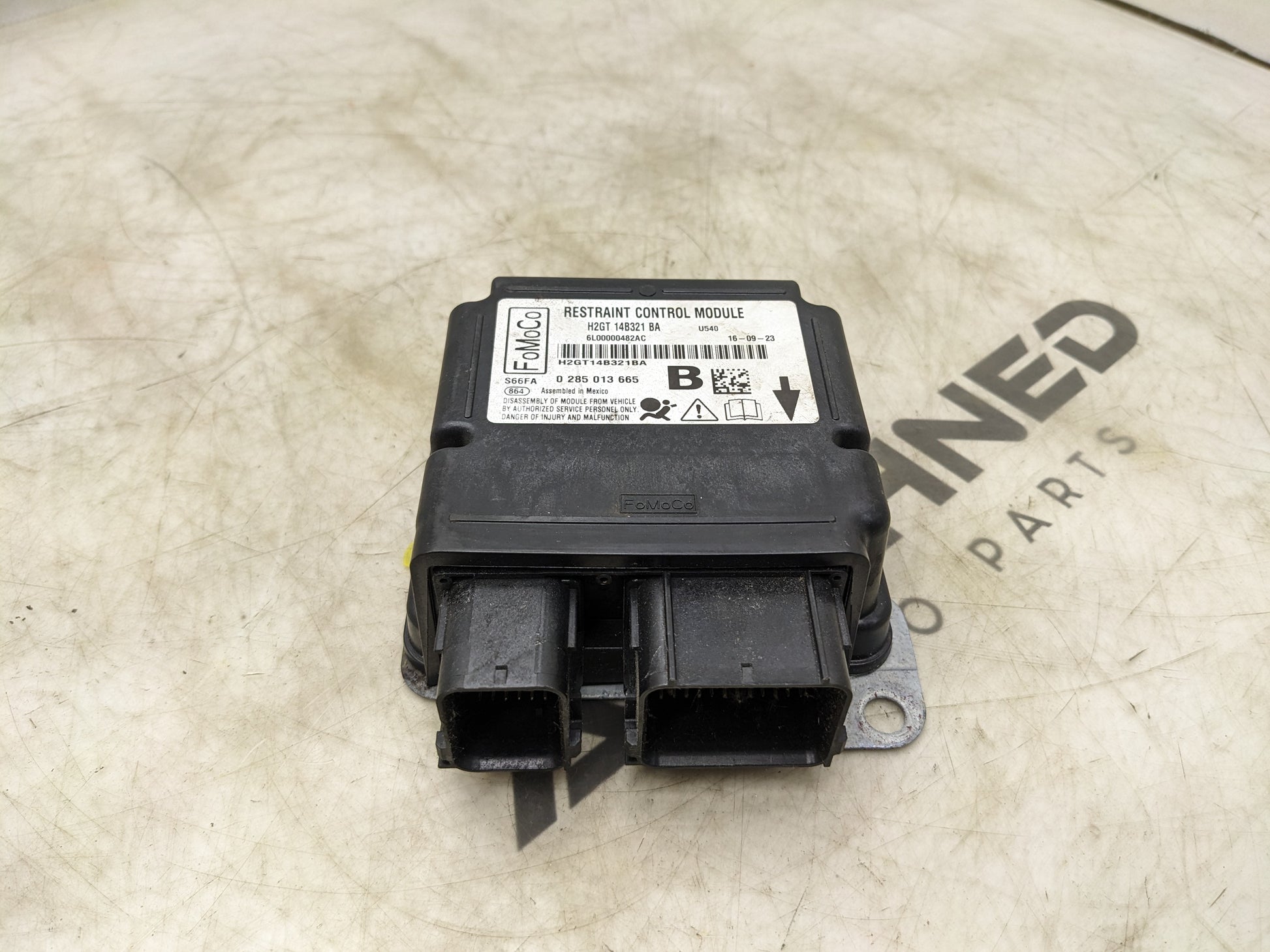 2017-2018 Lincoln MKX Air Bag Restraint Control Module H2GT-14B321-BA OEM - Alshned Auto Parts