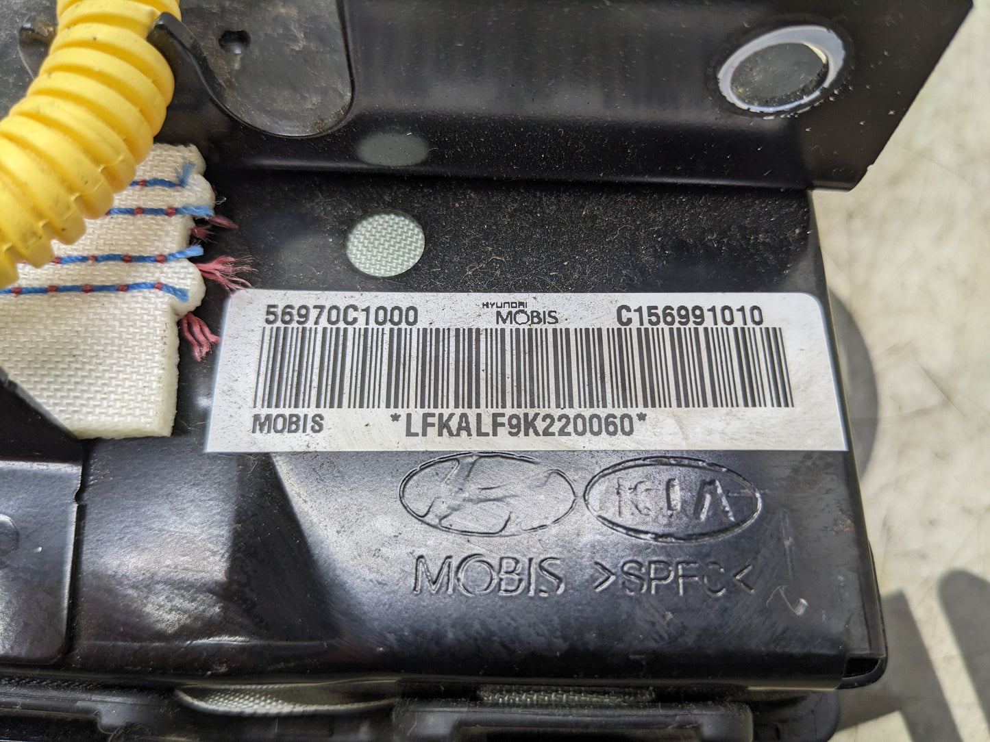 2016-17 Hyundai Sonata Dash Lower Knee Air Bag Inflator Module 56970-C1000 OEM - Alshned Auto Parts