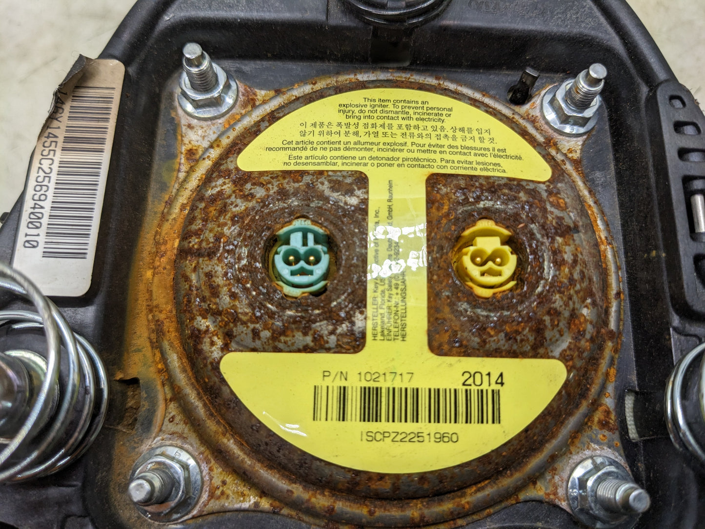 2015-2017 Hyundai Sonata Left Driver Steering Wheel Air Bag 56900-C2000-TRY OEM - Alshned Auto Parts