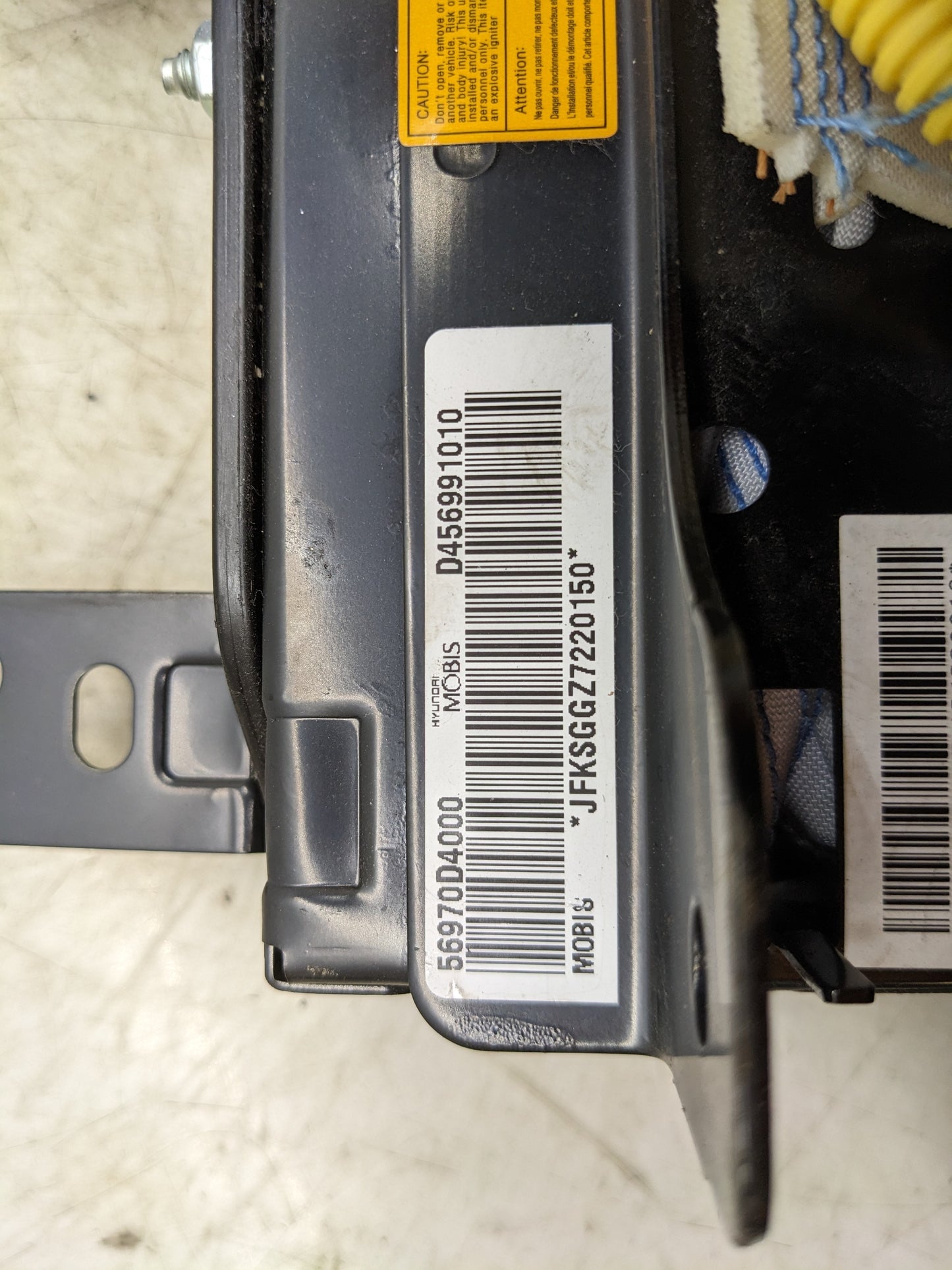 2016-2020 Kia Optima Left Knee Air Bag Inflator Module 56970-D4000 OEM - Alshned Auto Parts