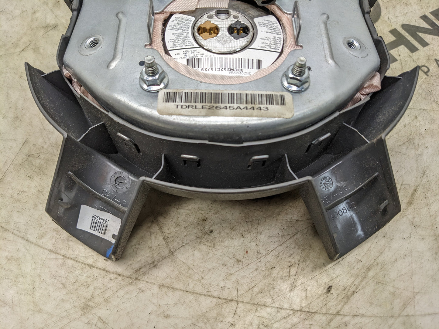 2005-2010 Dodge Ram 1500 Left Driver Steering Wheel Air Bag CBXZP811AA OEM - Alshned Auto Parts