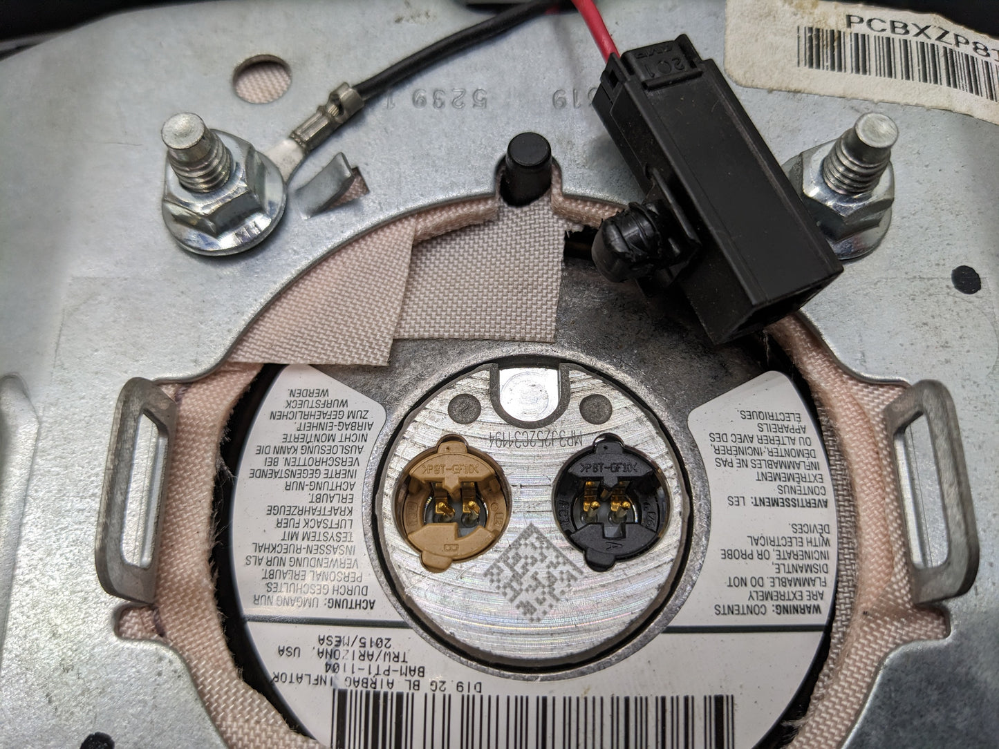 2005-2010 Dodge Ram 1500 Left Driver Steering Wheel Air Bag CBXZP811AA OEM - Alshned Auto Parts