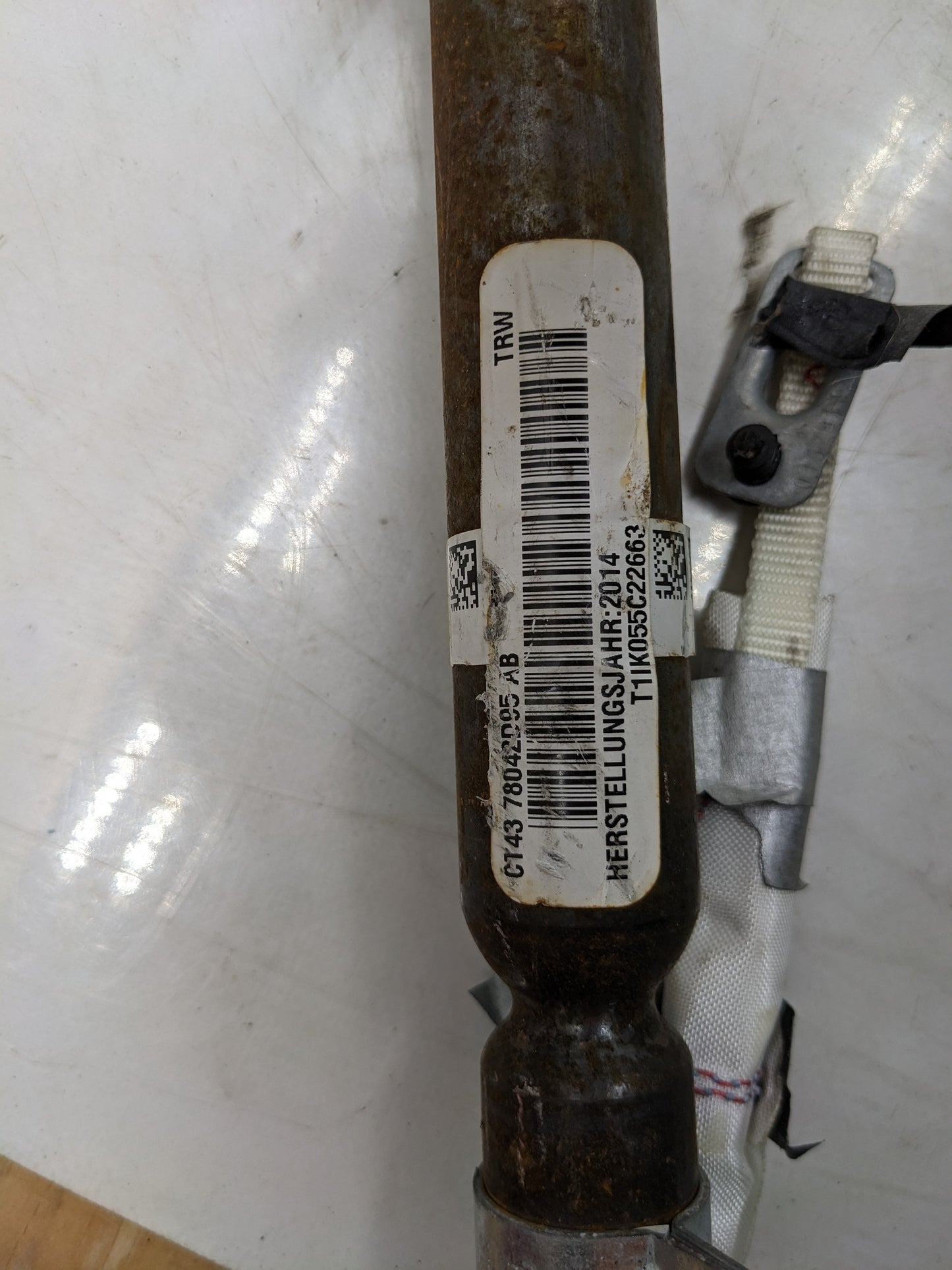 2011-2014 Ford Edge Left Side Roof Inflator Curtain Air Bag CT43-78042D95-AB OEM - Alshned Auto Parts