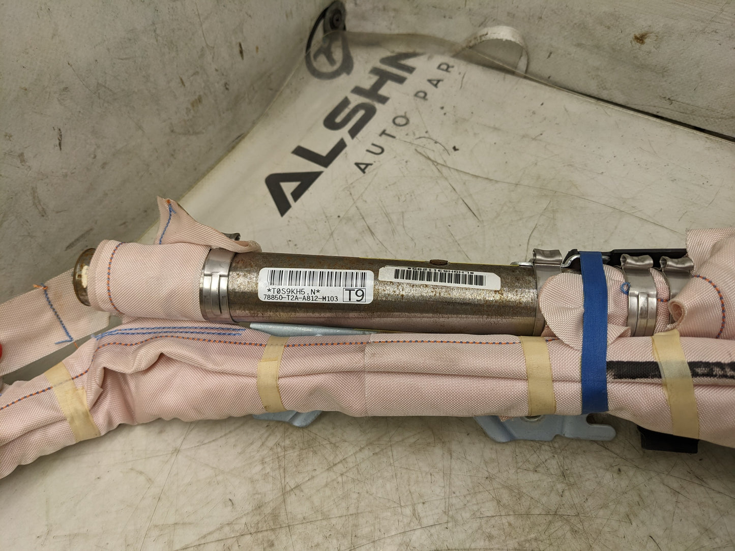 2013-17 Honda Accord Left Side Roof Inflator Curtain Air Bag 78850-T2A-A812-M103 OEM - Alshned Auto Parts