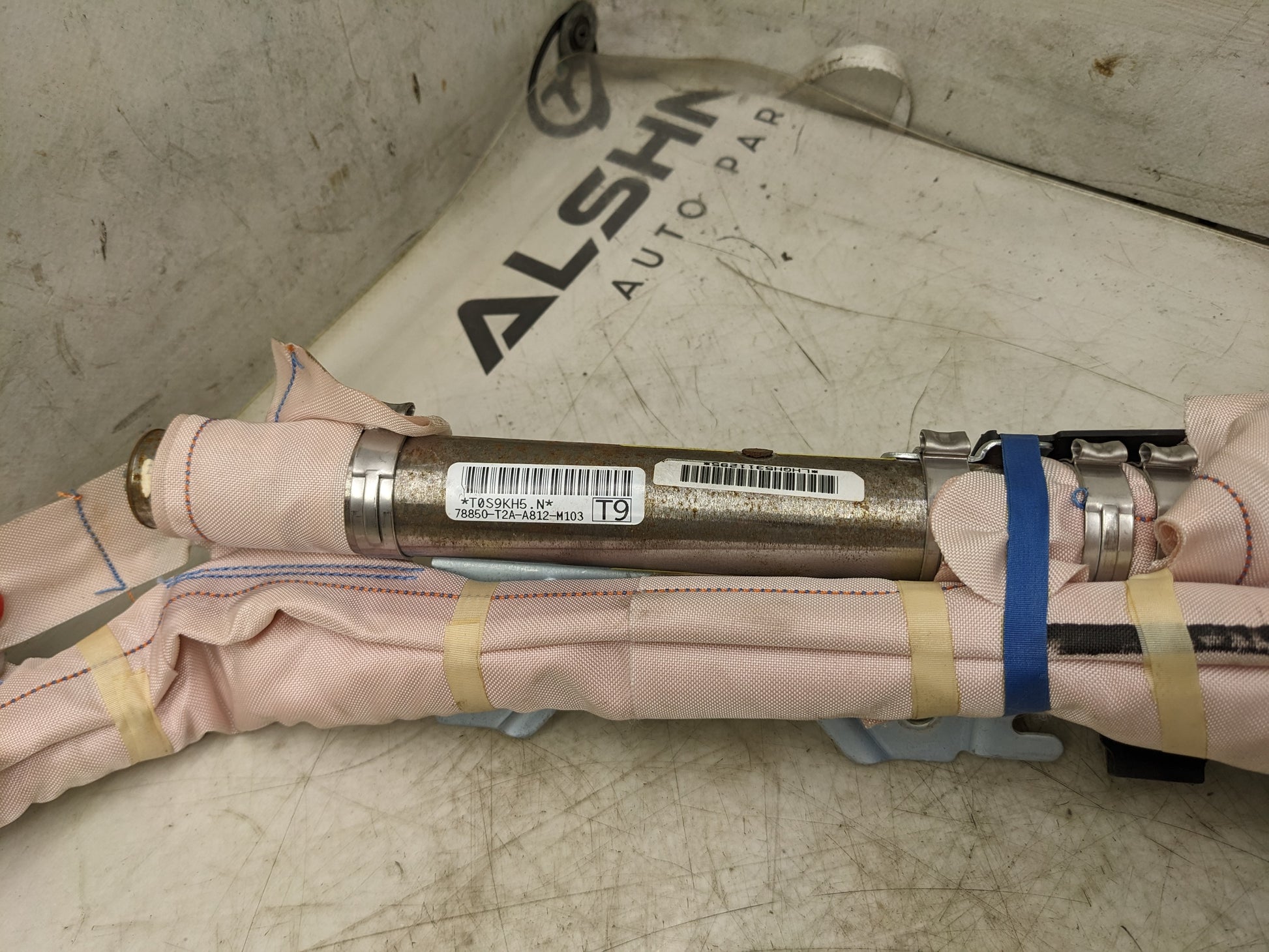 2013-17 Honda Accord Left Side Roof Inflator Curtain Air Bag 78850-T2A-A812-M103 OEM - Alshned Auto Parts