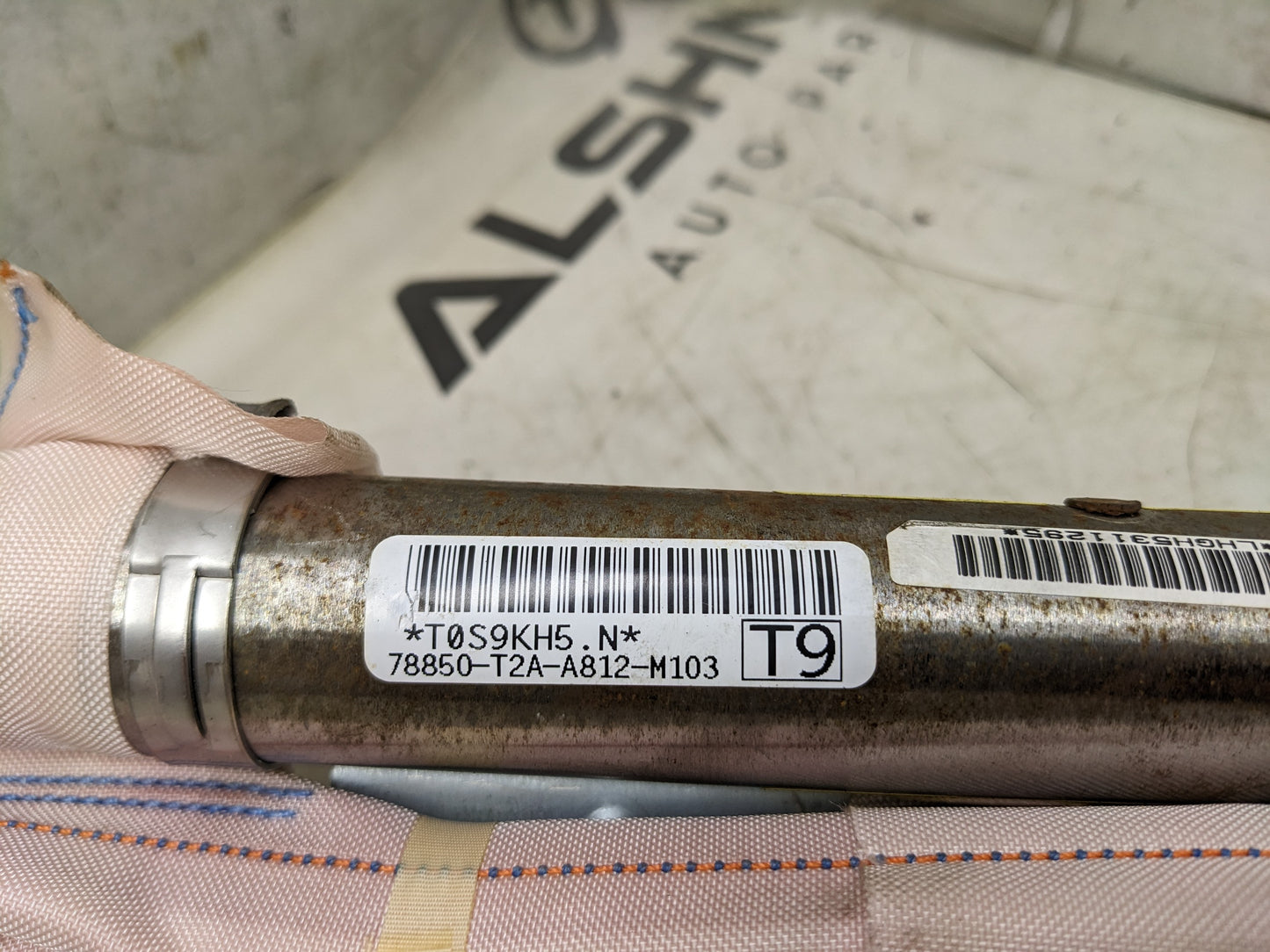 2013-17 Honda Accord Left Side Roof Inflator Curtain Air Bag 78850-T2A-A812-M103 OEM - Alshned Auto Parts