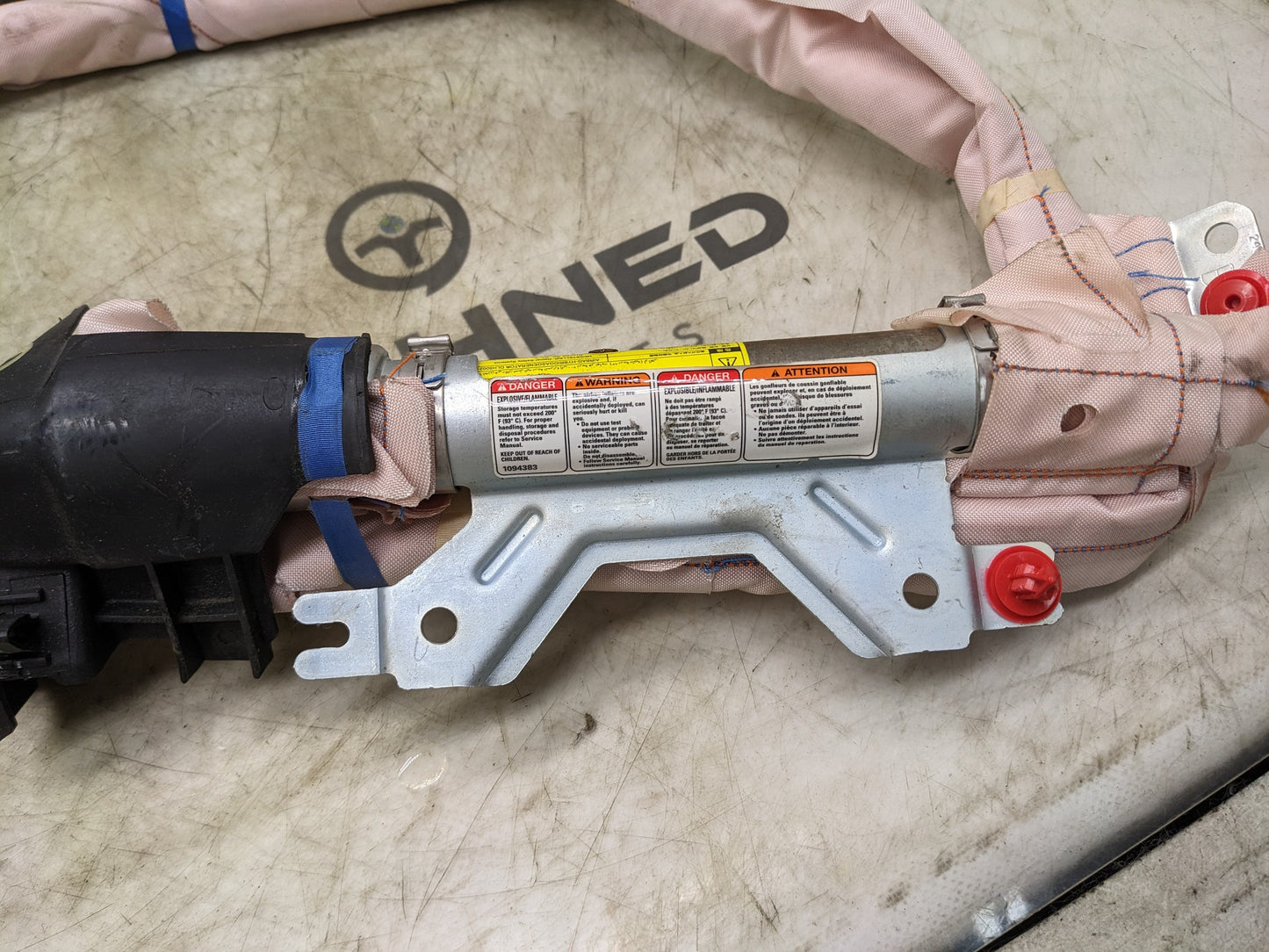 2013-17 Honda Accord Left Side Roof Inflator Curtain Air Bag 78850-T2A-A812-M103 OEM - Alshned Auto Parts