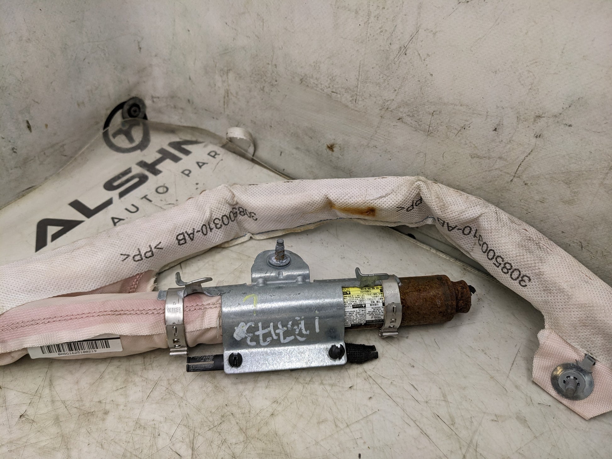 2017-2020 Jaguar XE Left Side Roof Inflator Curtain Air Bag T4N16129 OEM - Alshned Auto Parts