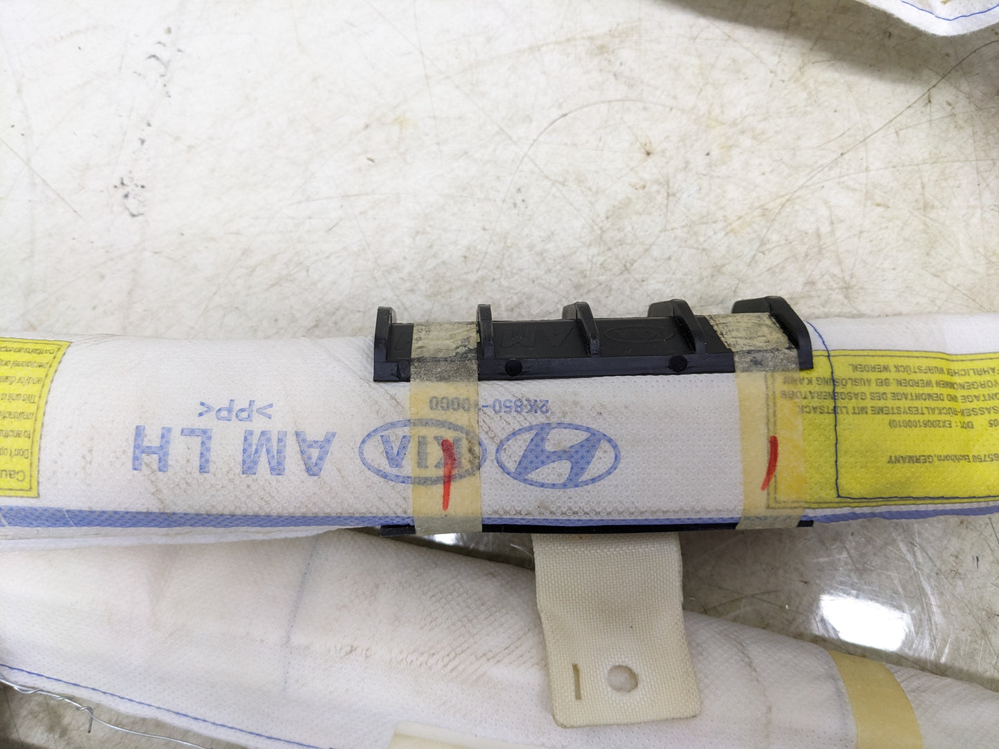 2009-2013 Kia Soul Left Side Roof Inflator Curtain Air Bag 2K850-10000 OEM - Alshned Auto Parts