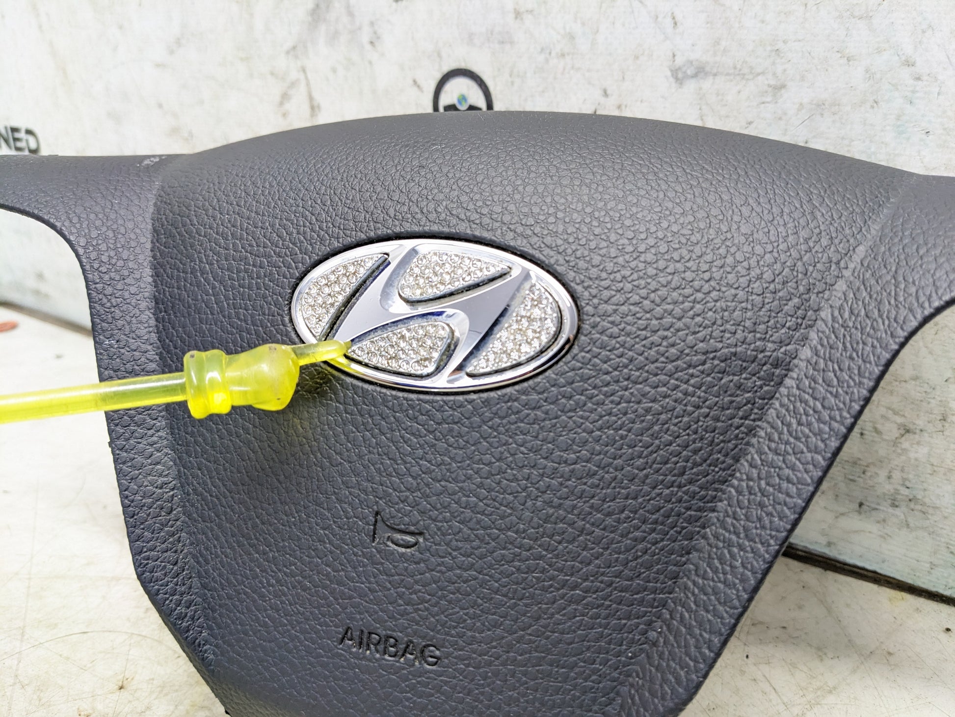 2013-2018 Hyundai Santa Fe Sport Left Driver Steering Wheel Air Bag 56900-4Z000-RYN OEM - Alshned Auto Parts