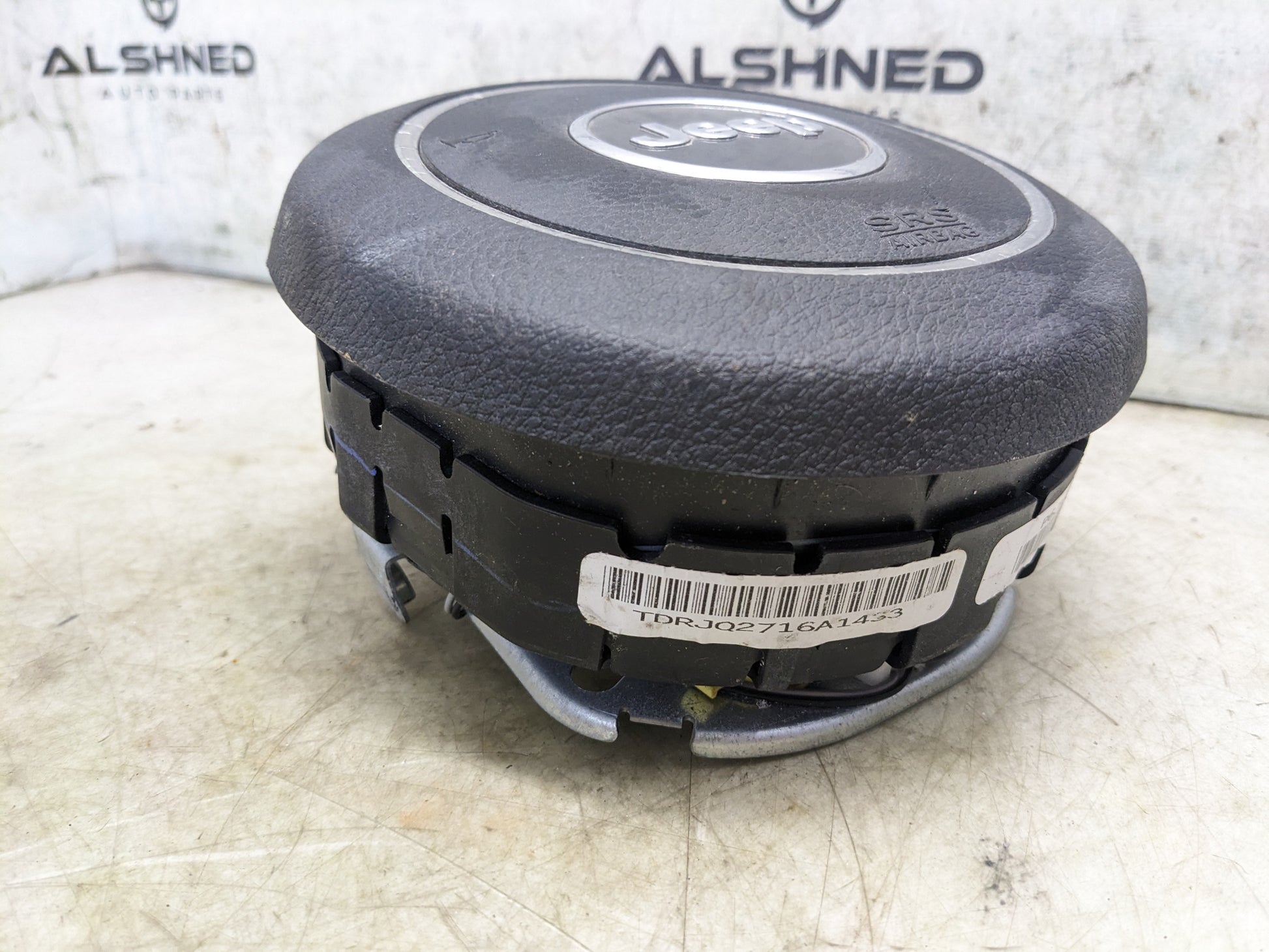 2011-2018 Jeep Wrangler Left Driver Steering Wheel Air Bag 6JX10DX9AB OEM - Alshned Auto Parts