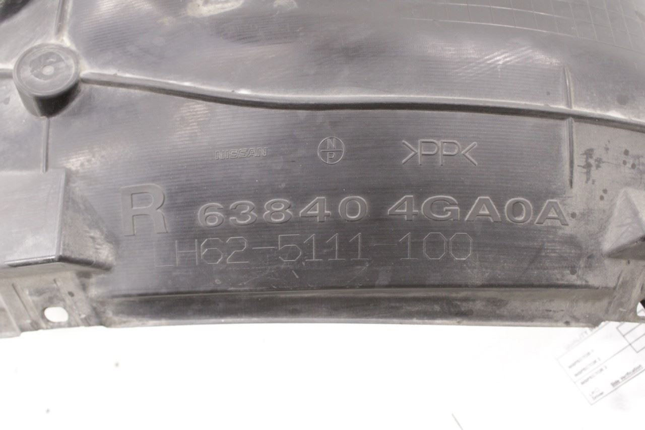 14-24 Infiniti Q50 Premium FR Right Fender Rearward Section Splash Shield *ReaD* - Alshned Auto Parts