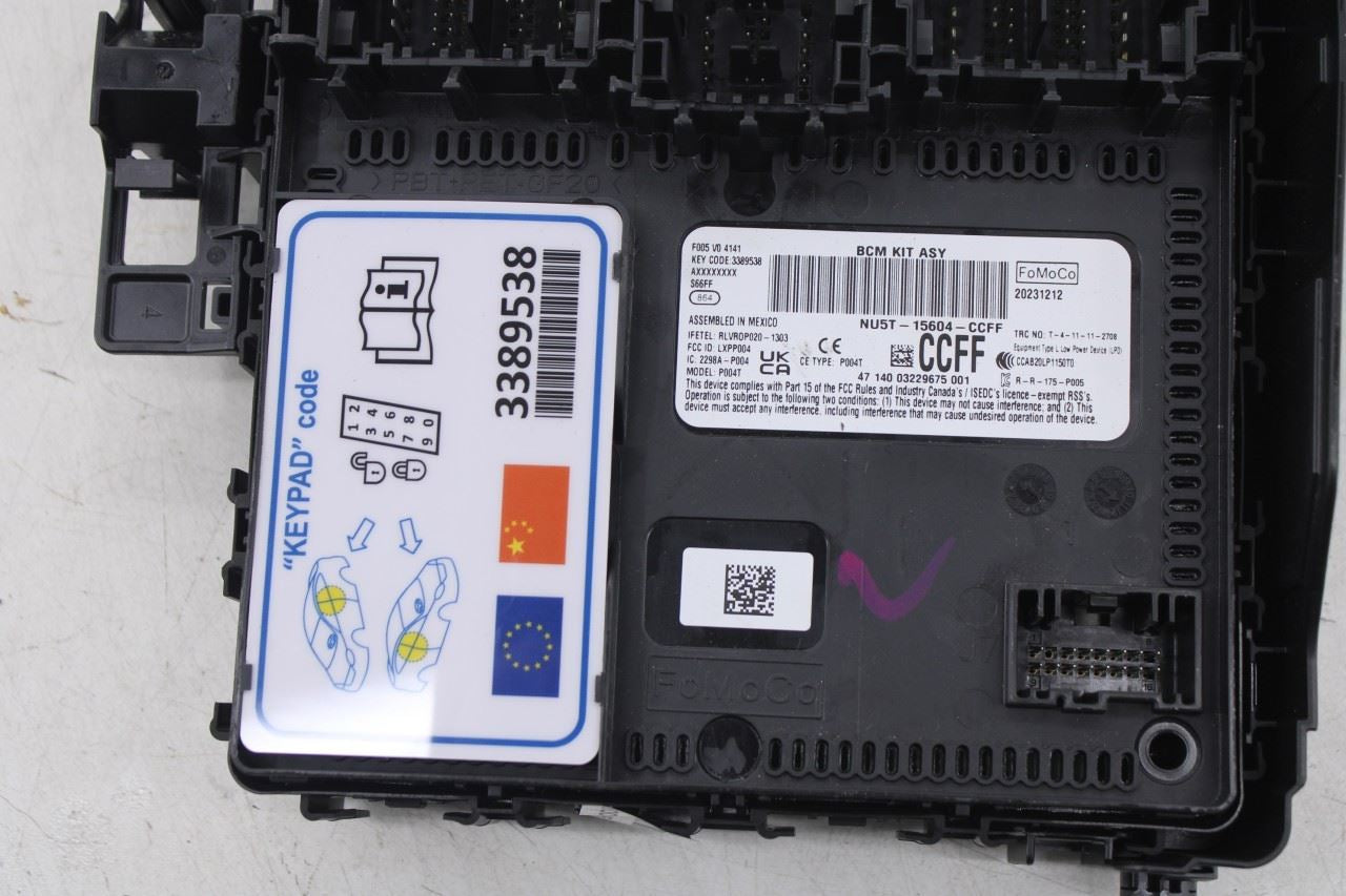 23-26 Ford Escape ST-Line 1.5L Body Control Module Fuse Relay Box NU5T-15604-CC - Alshned Auto Parts