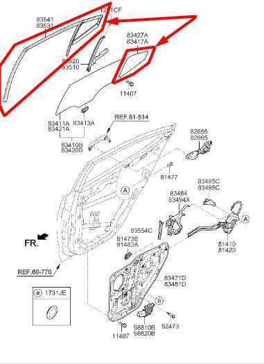 2017-2020 Hyundai Elantra Value Edition Rear Left Door Vent Glass w/ Run Channel - Alshned Auto Parts