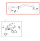 19-24 Ram 1500 Big Horn Crew Cab 5.7L 4WD Radiator Coolant Inlet Hose 68268587AE - Alshned Auto Parts
