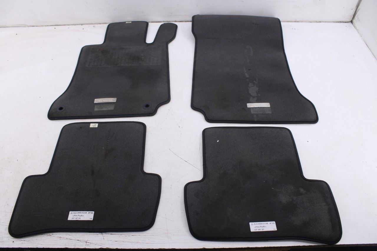 2007-14 Mercedes-Benz C350 Sport Front Rear RH and LH Side Carpet Floor Mats Set - Alshned Auto Parts