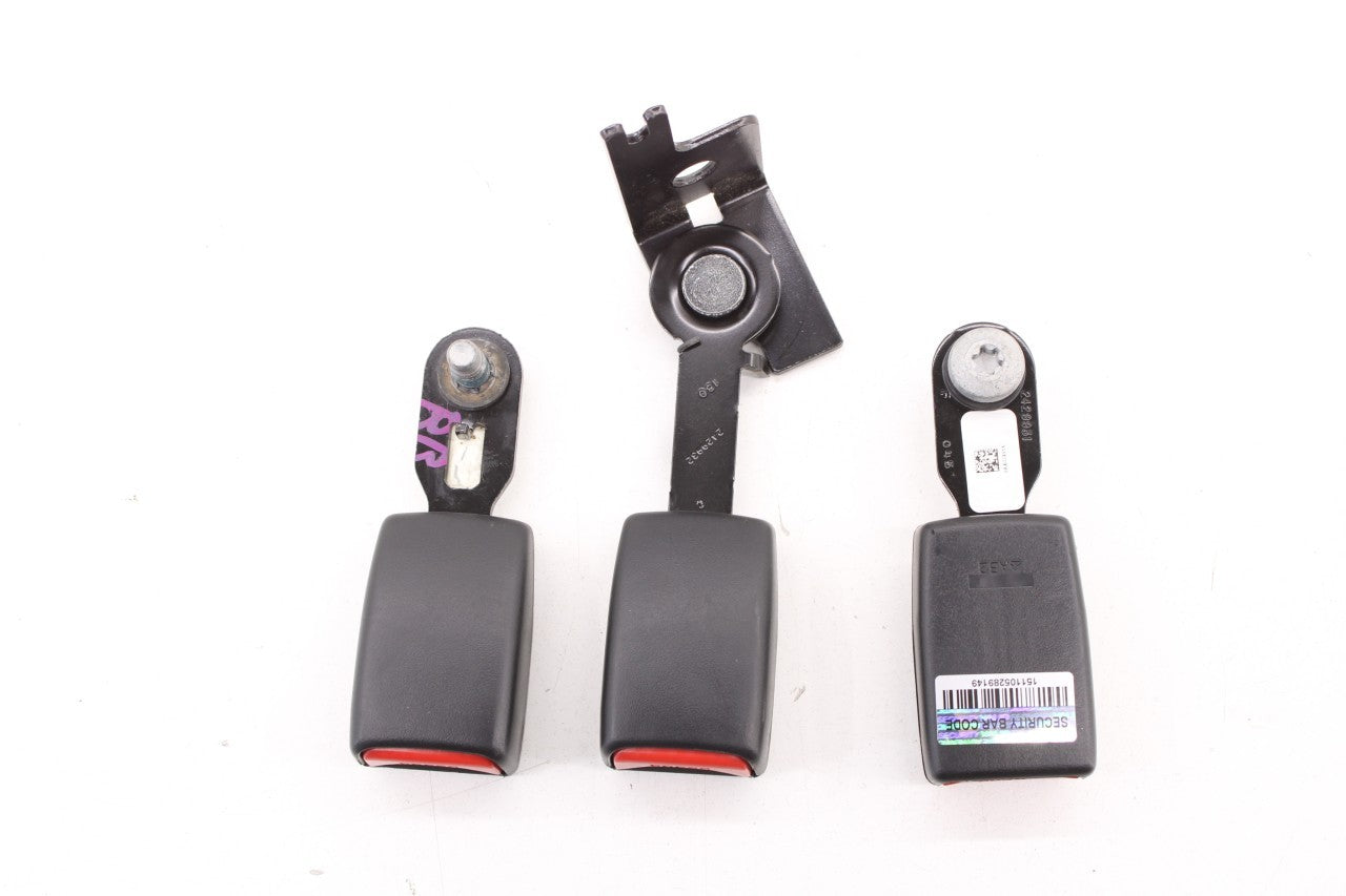 11-18 Jeep Grand Cherokee 4WD Rear RH LH and Center 2nd Row Seat Belt Buckle Set - Alshned Auto Parts