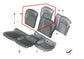 2014-24 Mini Hardtop Cooper Rear Right Side 2nd Row Seat Backrest Upper Cushion1