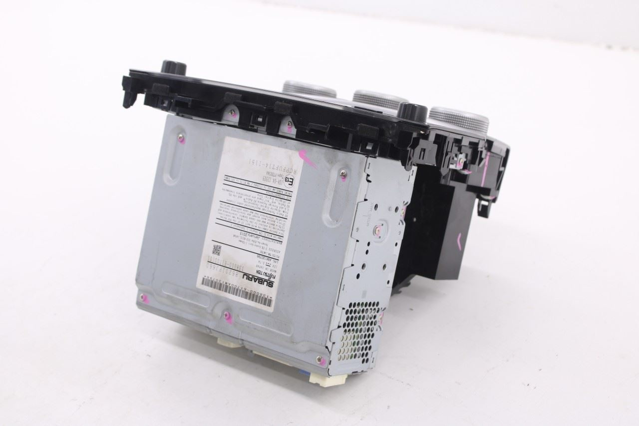 2015 Subaru Impreza Radio Faceplate HVAC Control Panel with Receiver and Display5