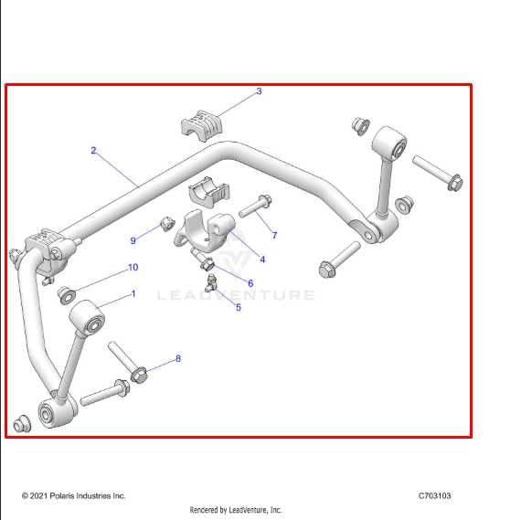 24-26 Polaris RZR XP 1000 Ultimate Front Suspension Stabilizer Sway Bar 5340606 - Alshned Auto Parts