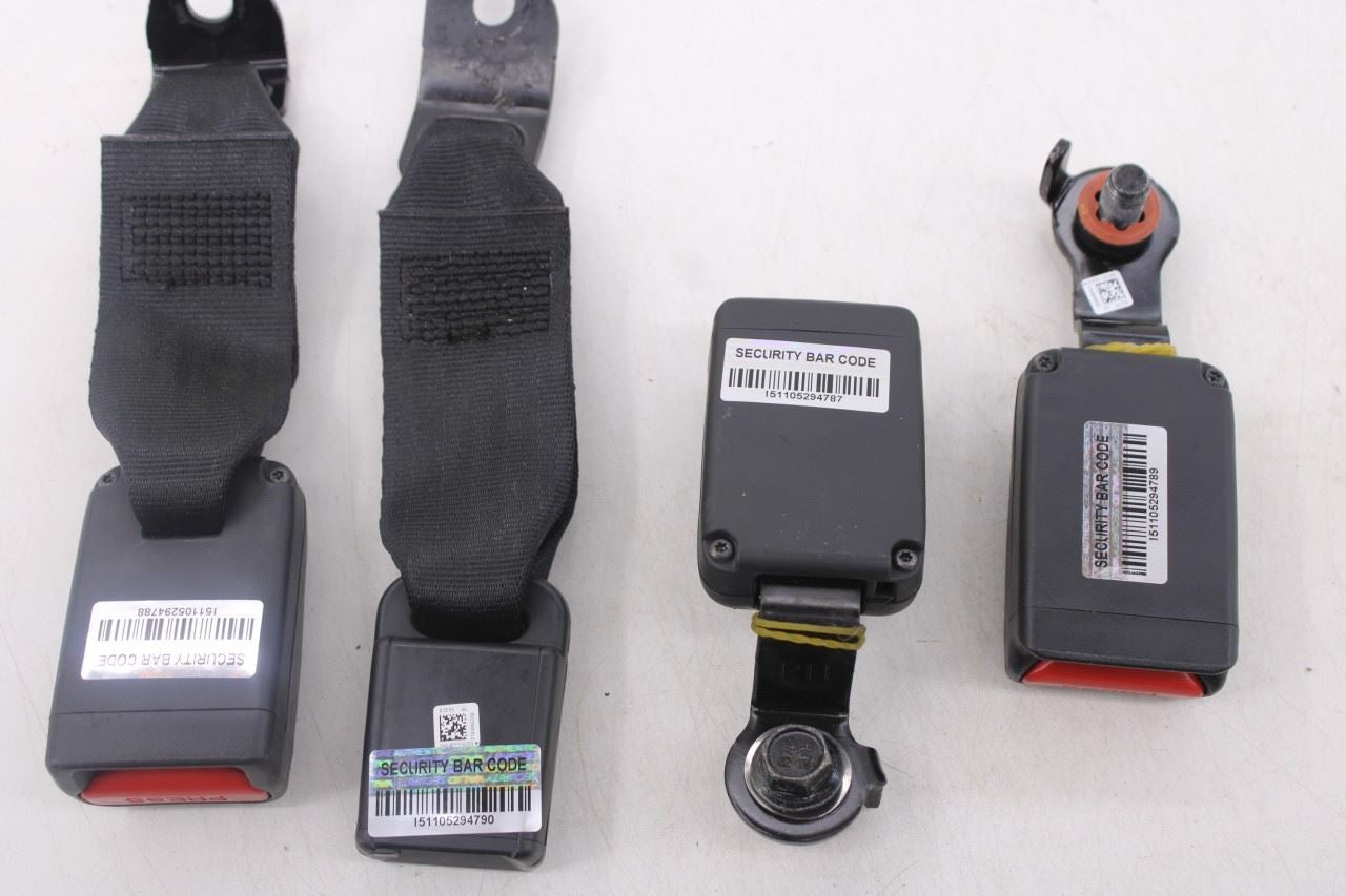16-22 Kia Sportage Nightfall Rear RH LH Side and Center 2nd Row Seat Belt Buckle13
