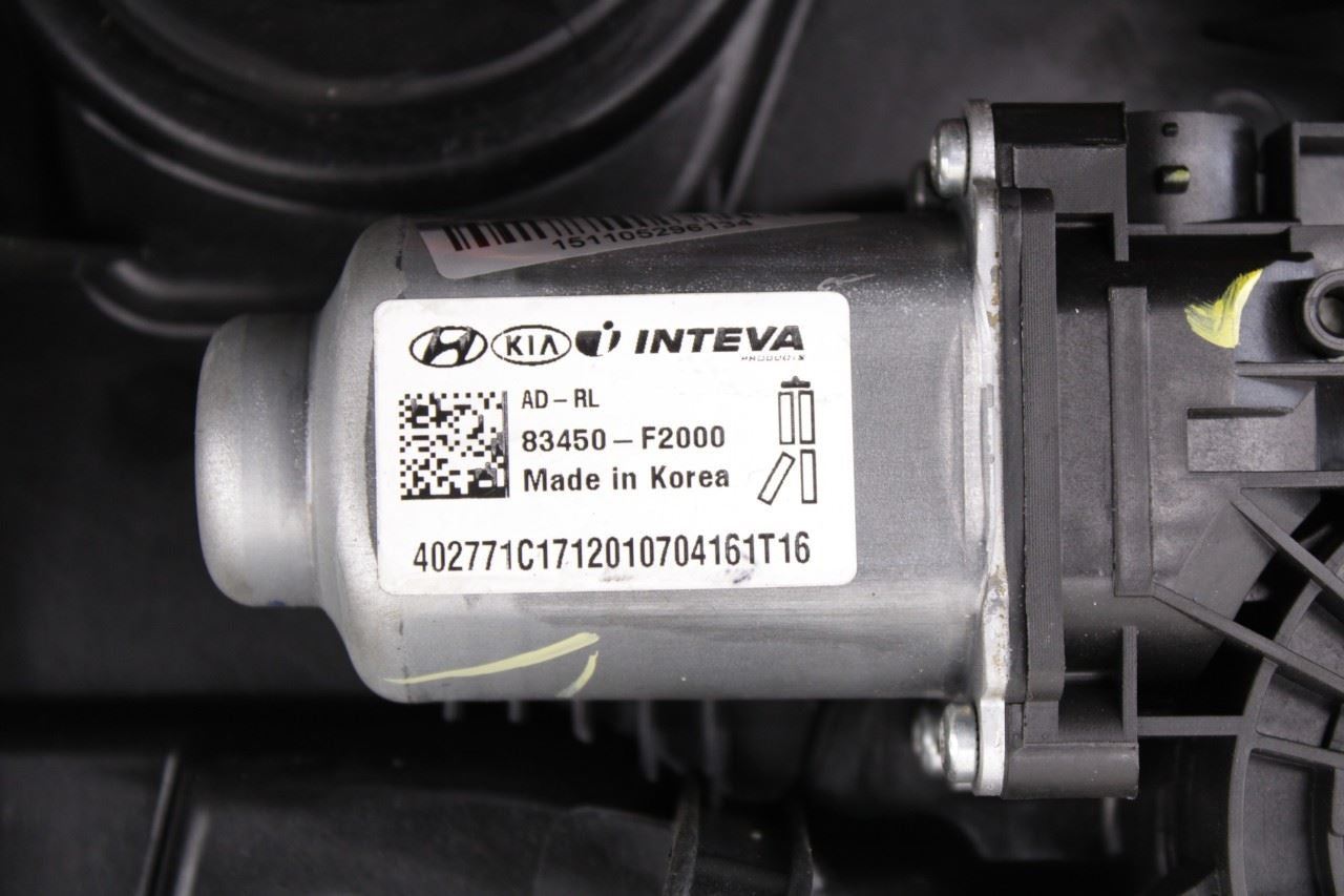 2016-20 Hyundai Elantra Value Edition Rear Left Door Window Regulator w/ Carrier - Alshned Auto Parts