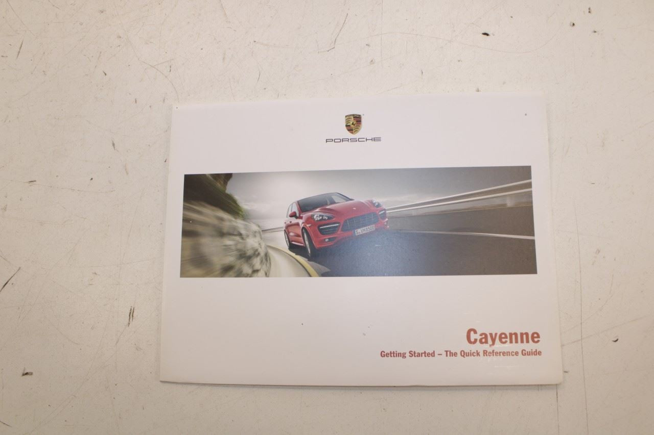 2014 Porsche Cayenne Platinum Owners Manual Set with Case R73999 - Alshned Auto Parts