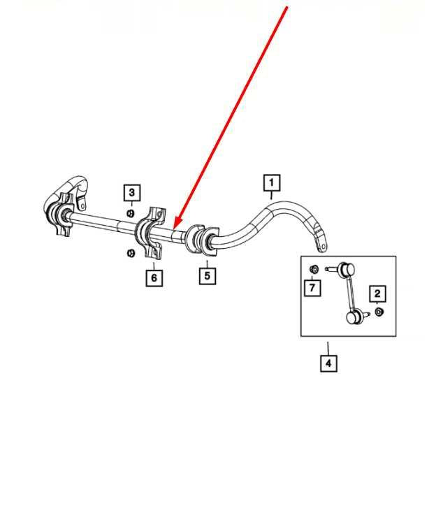 2011-2015 Dodge Durango SXT AWD Front Suspension Stabilizer Sway Anti-Roll Bar1