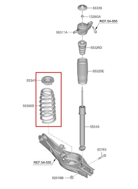 2021-24 Kia K5 GT-Line Rear Right Passenger and Left Driver Side Coil Spring Set - Alshned Auto Parts