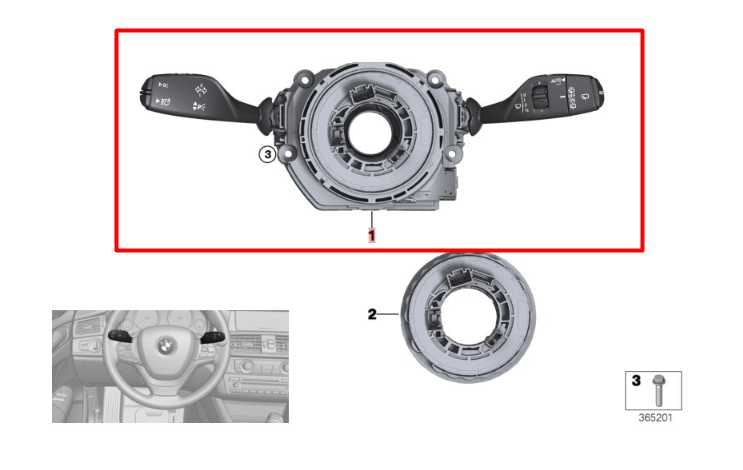 2011-17 BMW X3 xDrive28i 2.0L AWD Steering Column Light Turn Signal Wiper Switch - Alshned Auto Parts