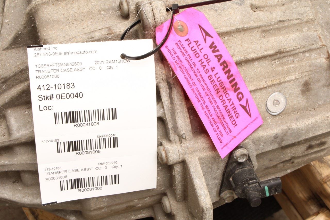 2019-2024 RAM 1500 Big Horn 4WD Elec Shift On Demand Transfer Case Bw 48-11 68K8