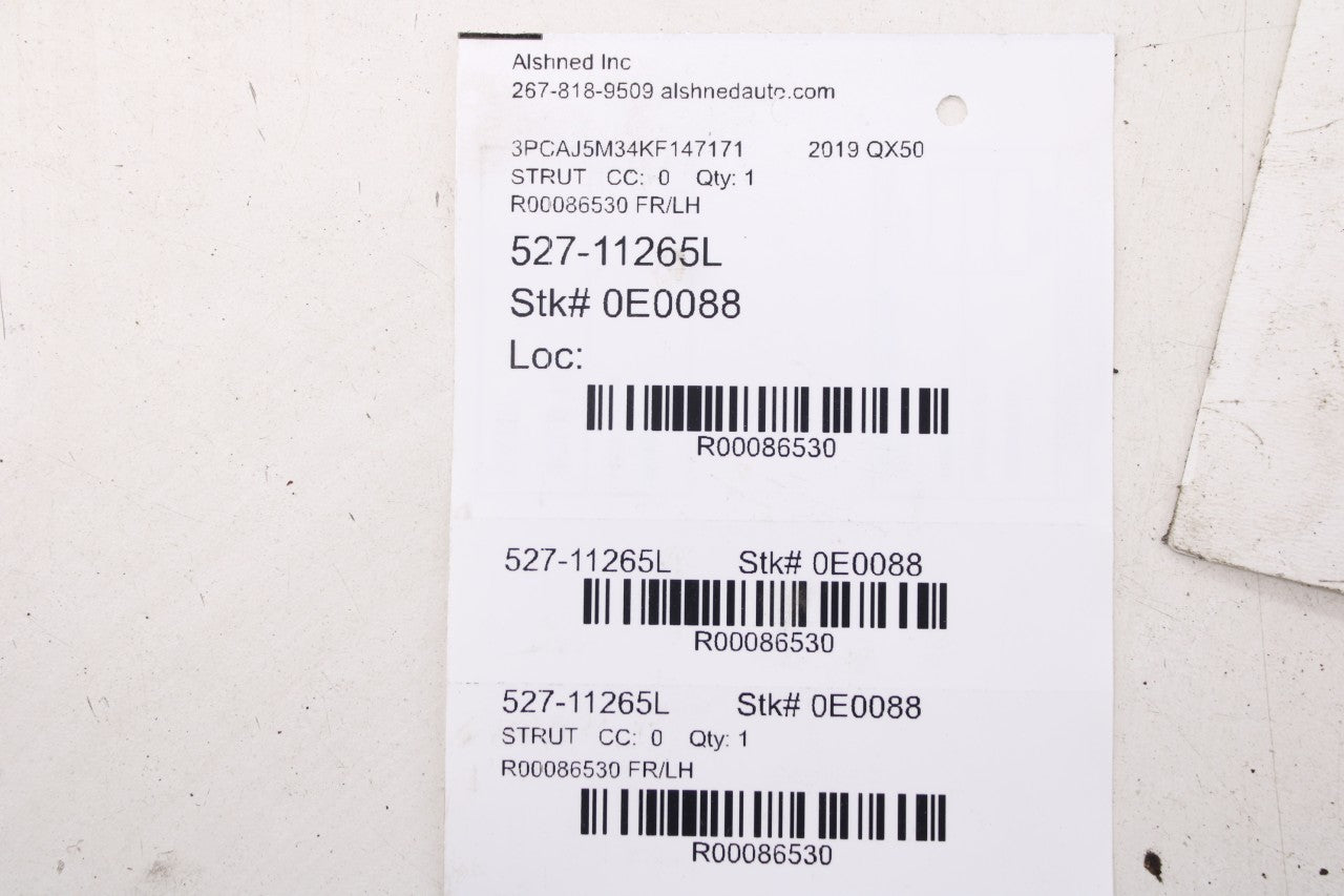 2019-2025 Infiniti QX50 ESSENTIAL 2.0L AWD Front Left Side Shock Strut Absorber - Alshned Auto Parts