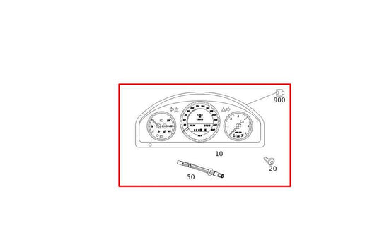 2008-11 Mercedes-Benz C300 AWD Speedometer Gauge Instrument Cluster 88K Mileage - Alshned Auto Parts
