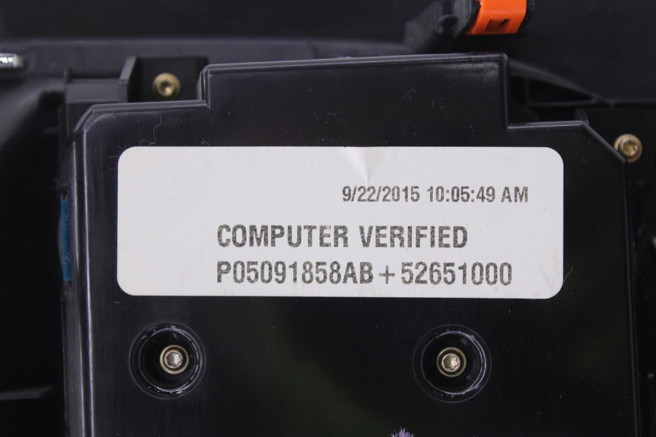2014-2015 Dodge Durango SXT AC Heater Temperature Climate Control 05091858AB OEM - Alshned Auto Parts