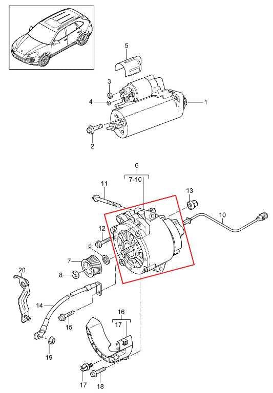 2011-2018 Porsche Cayenne S 4.8L Alternator Engine Generator 94860303300 OEM1