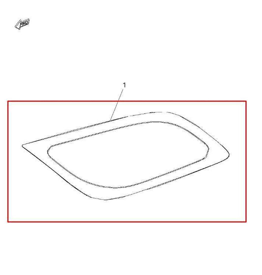 2011-25 Dodge Durango SXT Rear Left Driver Side Quarter Window Glass 68092699AA1