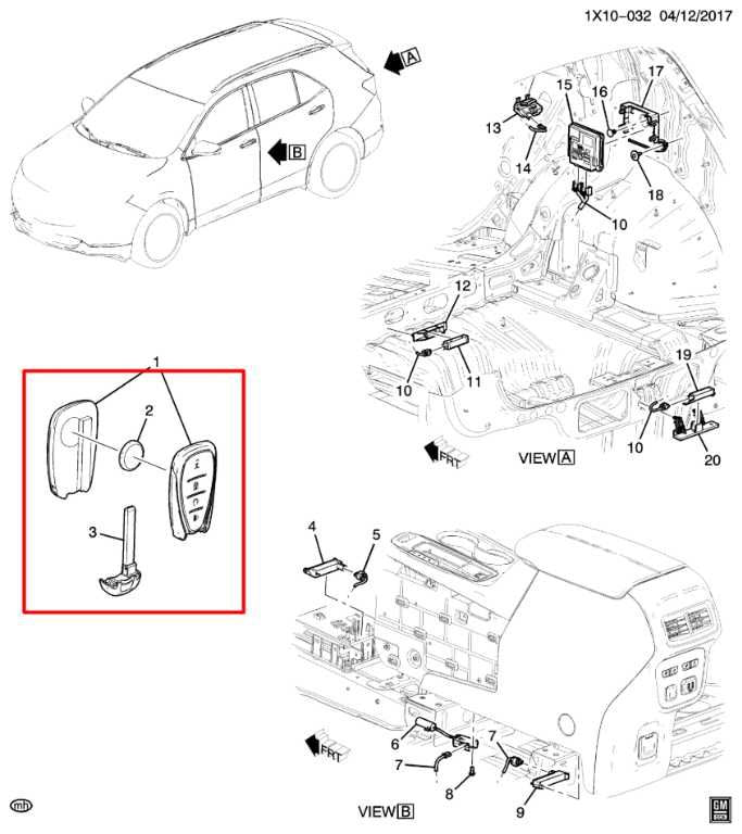 2018-21 Chevrolet Equinox LT 1.5L Smart Key Keyless Remote Entry Fob Transmitter1