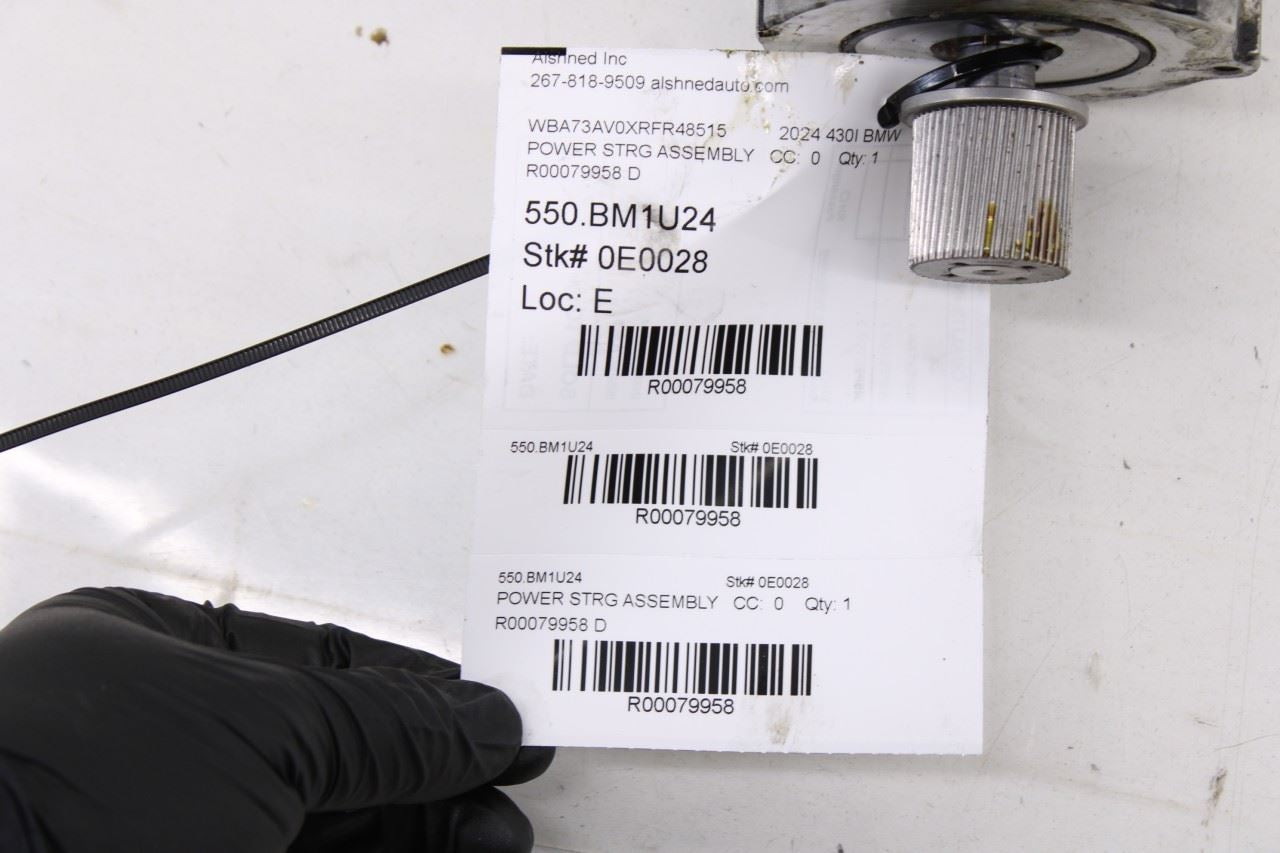 2023-25 BMW 430i xDrive Gran Coupe 2.0L Power Steering Rack Pinion Motor *ReaD* - Alshned Auto Parts