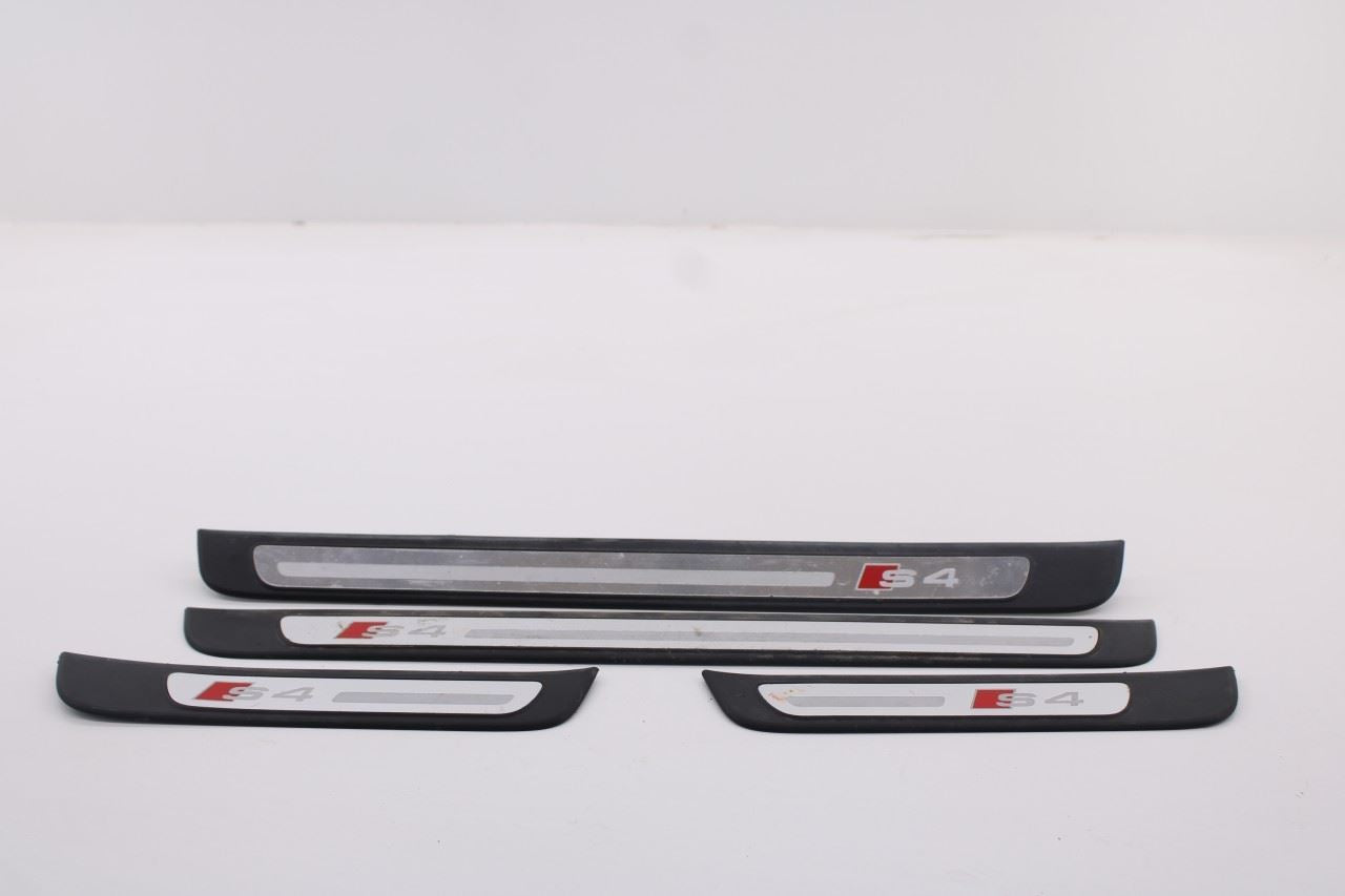 2010-16 Audi S4 Premium Plus FR and RR RH and LH Door Sill Scuff Kick Plate Trim0
