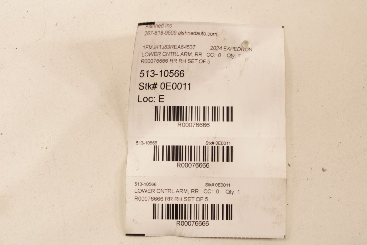 2022-24 Ford Expedition MAX XLT 4WD Rear RH Side Lower and Upper Control Arm Set - Alshned Auto Parts